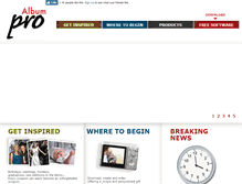 Tablet Screenshot of albumpro.ca